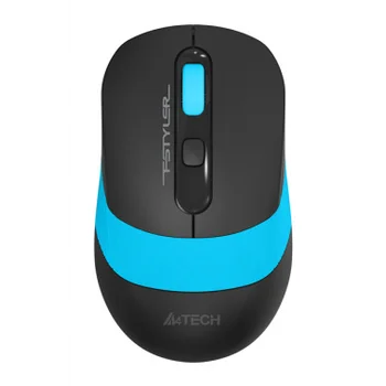 Мышь A4Tech Fstyler FG10 черный/синий оптическая (2000dpi) беспроводная USB (4but) Мышь A4Tech Fstyler FG10 черный/синий оптическая (2000dpi) беспроводная USB (4but)